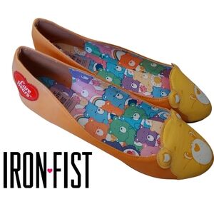 Iron Fist Yellow Carebear Flats